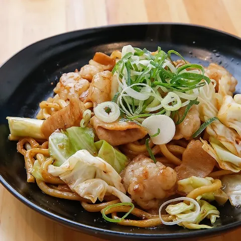 ホルモン焼きそば